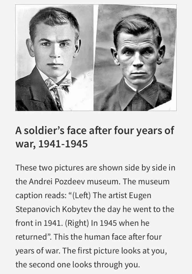 War is the loss of humanity.